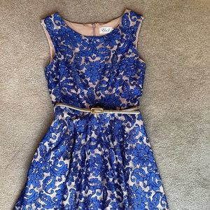 Blue Lace Dress